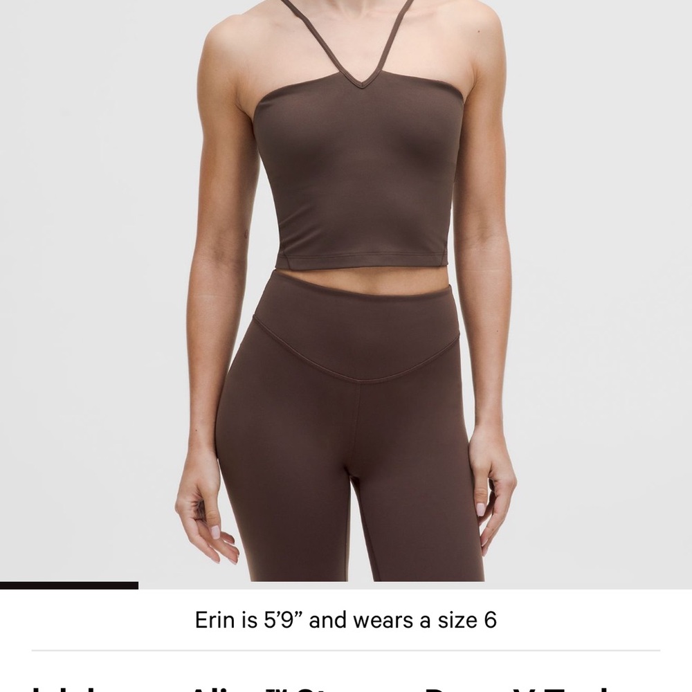lululemon Align™ Strappy
Deep-V Tank Top *Light Support EXPRESSO